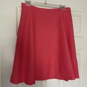 Ann Taylor pink A-line skirt, new with tags!